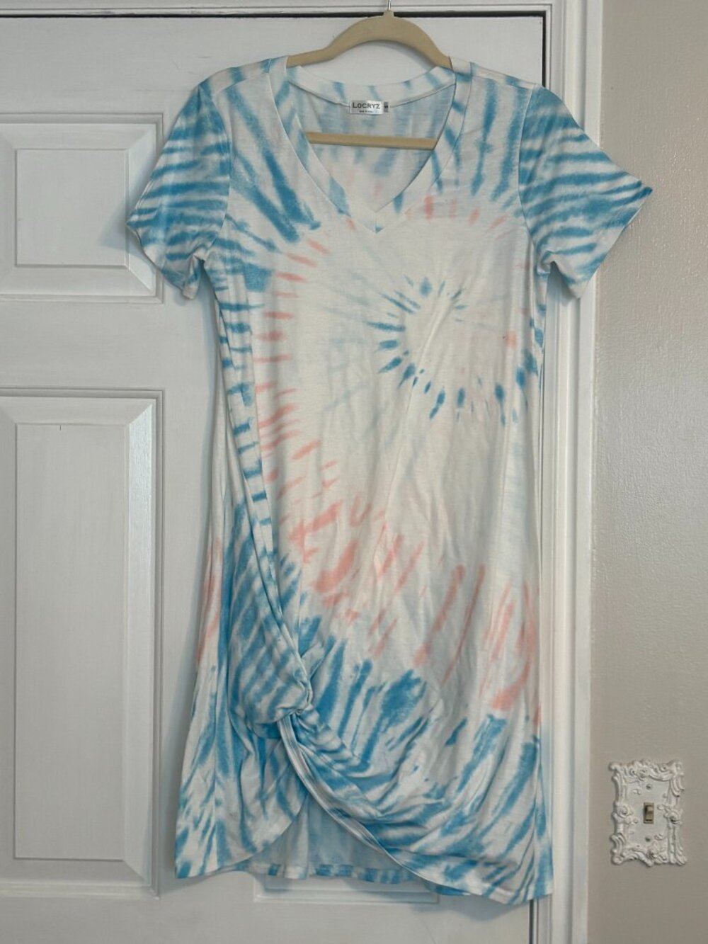Amazon 'LOCRYZ' Tie-dye t-shirt dress - S